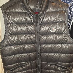 Moncler Men's Black Quilted Down Vest